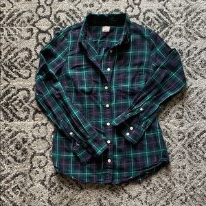 Jcrew Factory plaid button-up